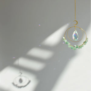 Aventurine & Crystal Suncatcher