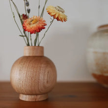 Load image into Gallery viewer, Turned_Maple_Miniature_Round_Bud_Vase